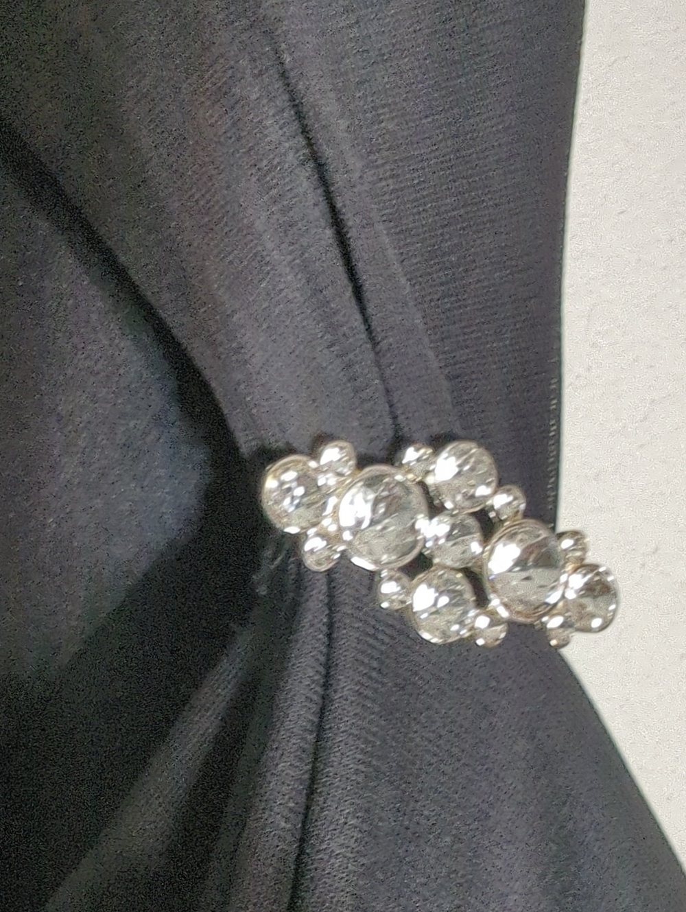Scarlett Nite Womens Dress Black Maxi Special Occasion Formal Rhinestone sz 8 - Picture 4 of 16